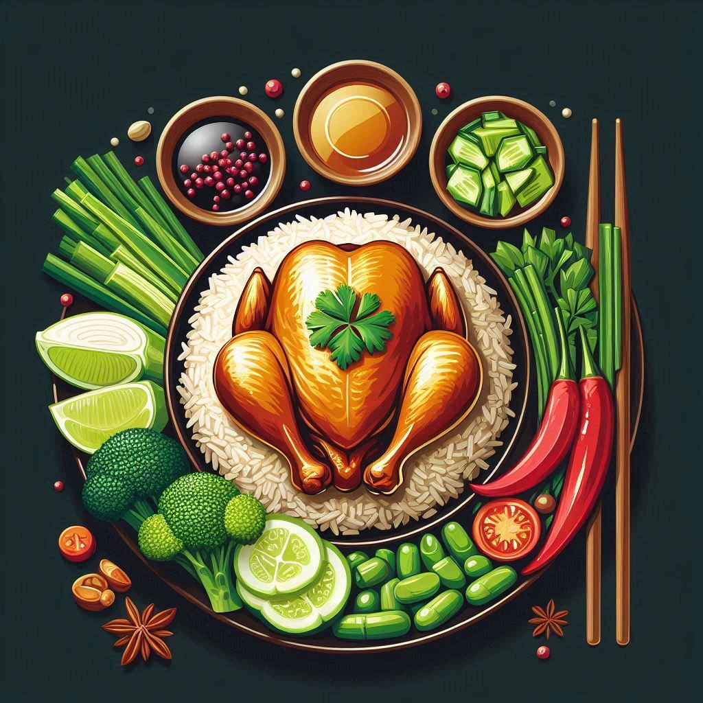 Hainanese Chicken Rice - History and Recipe