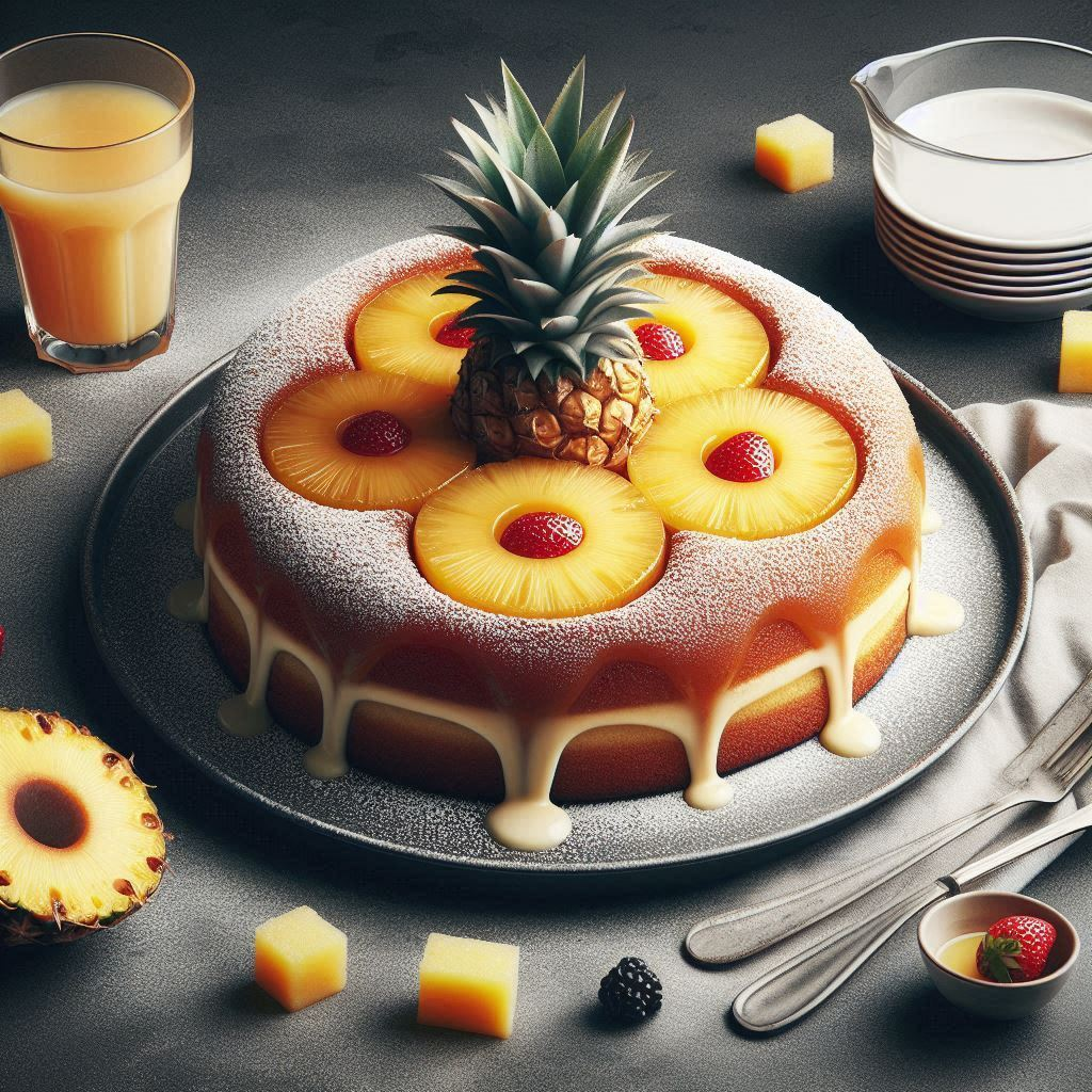 Pineapple Upside-Down Cake Dessert – History and Recipe