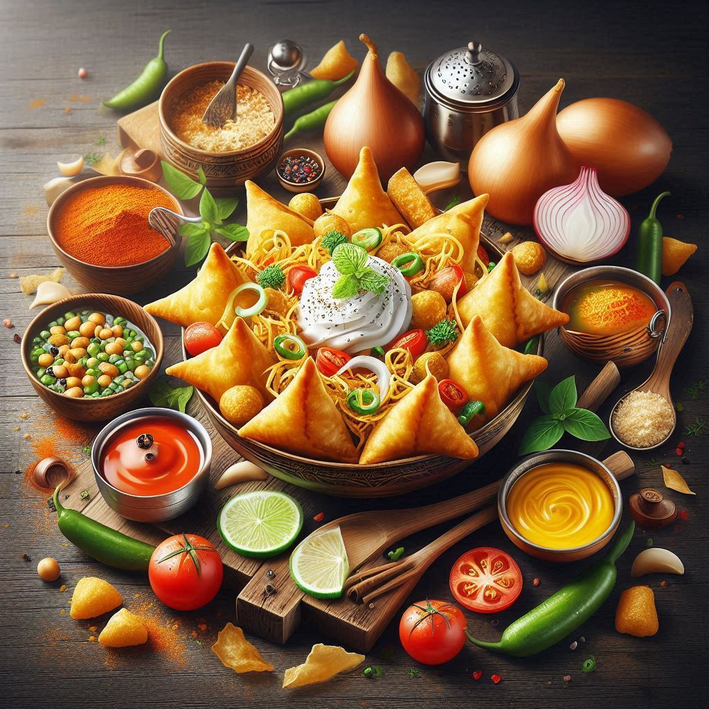 Samosa Chaat - History and Recipe