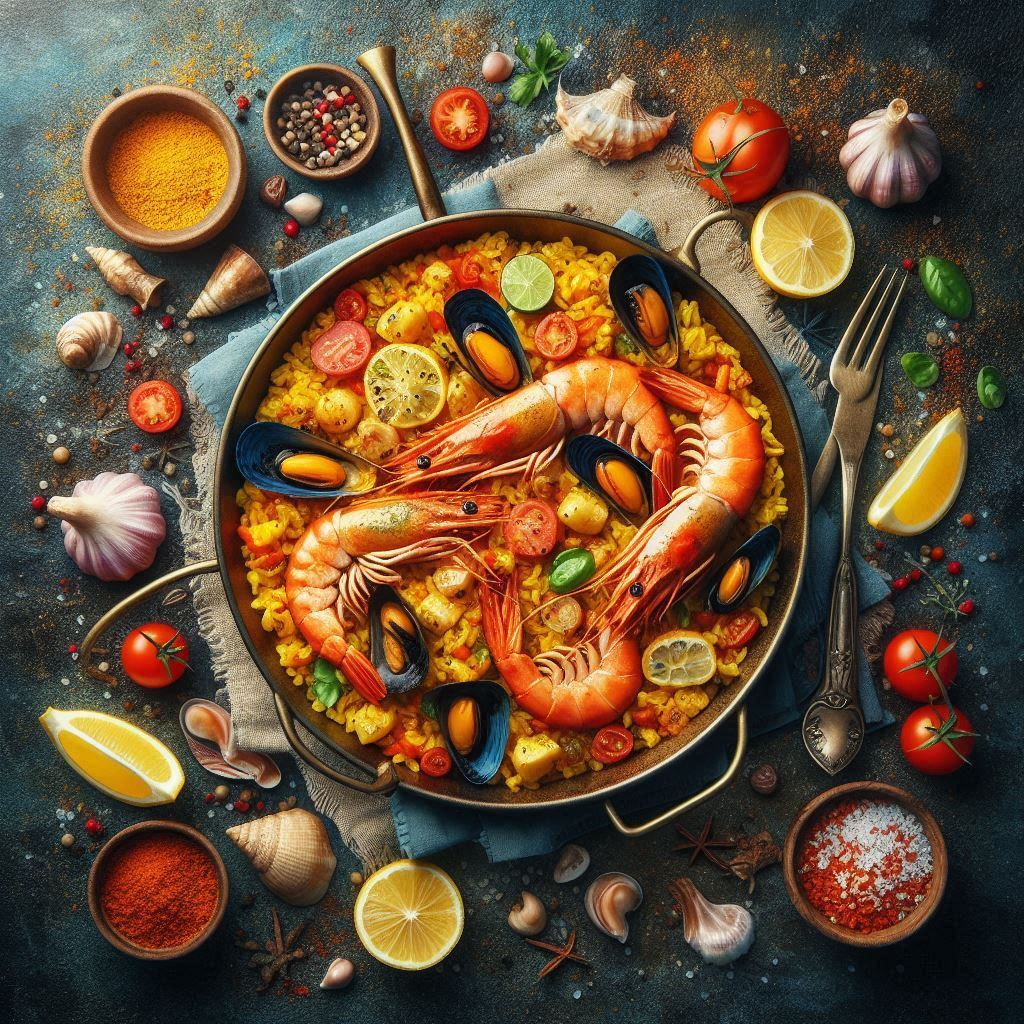 Seafood Paella – History and Recipe