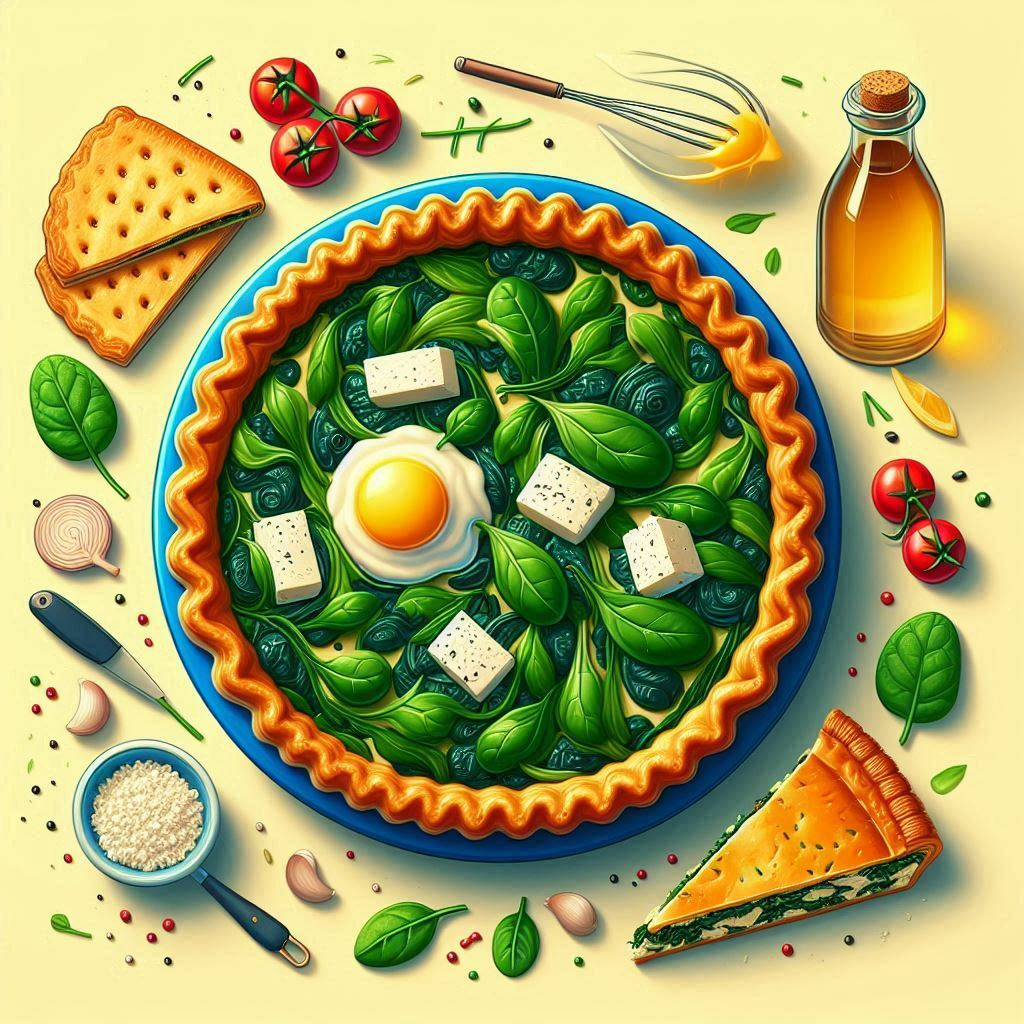 Spinach and Feta Pie - History and Recipe